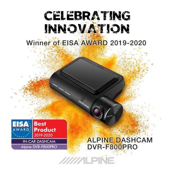 Alpine DVRF800PRO Front Kamera med GPS og lane assist Bilstereo > Dash cam
