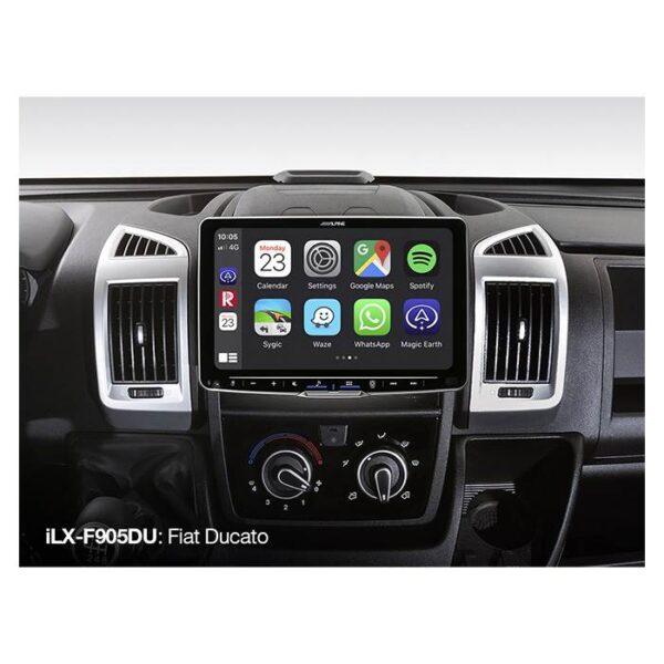 Alpine ILX-F905DU HALO9 Bundle til Fiat Ducato 3 Bilstereo > Multimedie
