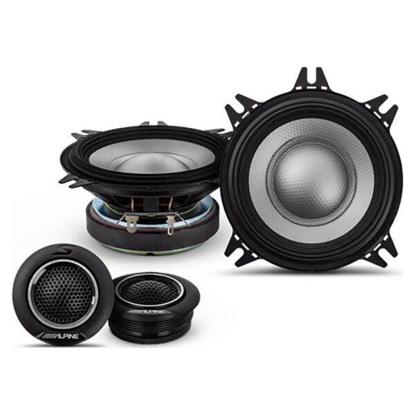 Alpine S2-S40C 10 cm Højttaler Coaxial 2 vejs komponentsæt Bilstereo > Højttalere