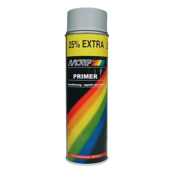 MOTIP primer (grunder) - grå - 500 ml. Olie & Kemi > Spray