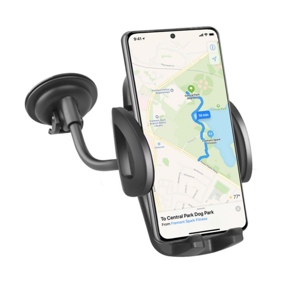 SBS Universel Freeway mobilholder med sugekop - Sort Indvendig tilbehør > Mobil tilbehør
