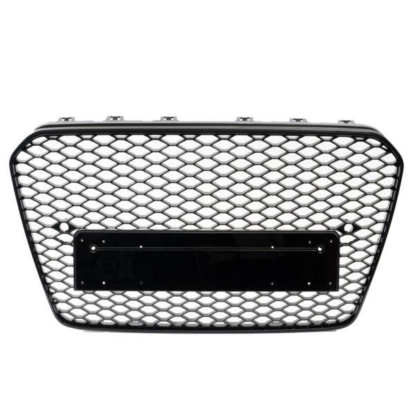 JOM Frontgrill honeycomb i blank sort til Audi A5 8F årgang 2013-2016 Styling > Frontgrill