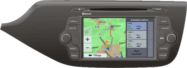 Kia Ceed Navigation Bilstereo > Navigation til bil > Kia