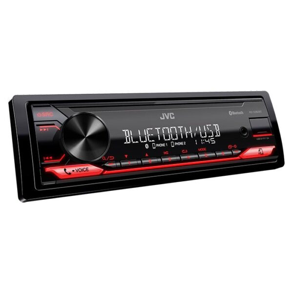 JVC autoradio KD-X282BT RDS tuner uden drev 100 mm dyb Bilstereo > Autoradio
