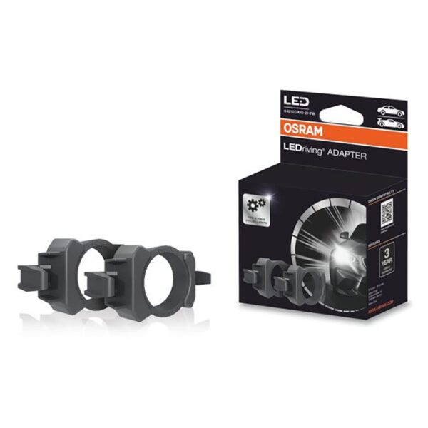 Osram Adapterring DA10 til H7 LED - 2 stk. Udvendig tilbehør > Pærer
