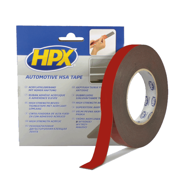 HPX dobbeltklæbende tape 6 mm x 10 m Værktøj