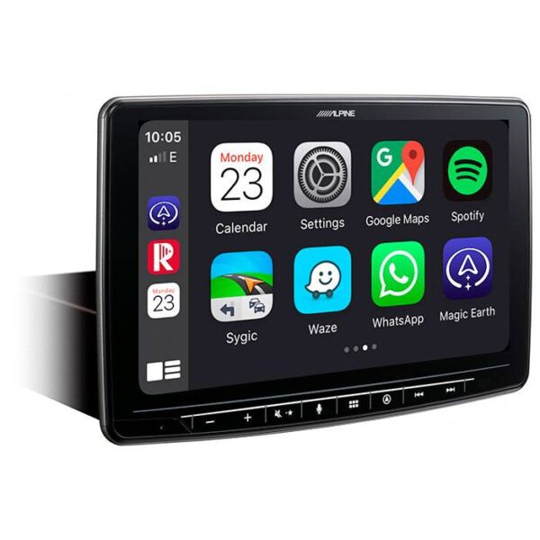 Alpine INE-F904D HALO9 med navigation Bilstereo > Navigation til bil