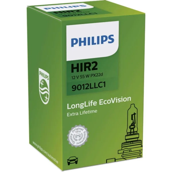 Philips HIR2 LongLife EcoVision pære med op til 4x længere levetid Philips LongLife EcoVision x4